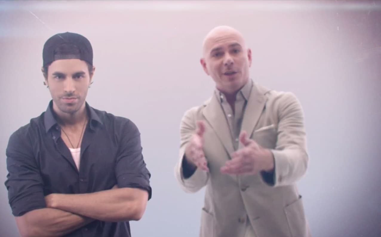Una vez más Enrique y Pitbull demuestran que juntos son dinamita pura.