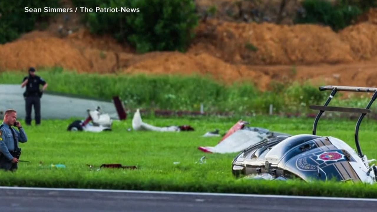 Investigan causas del choque entre helicóptero policial y avioneta Cessna en Pensilvania