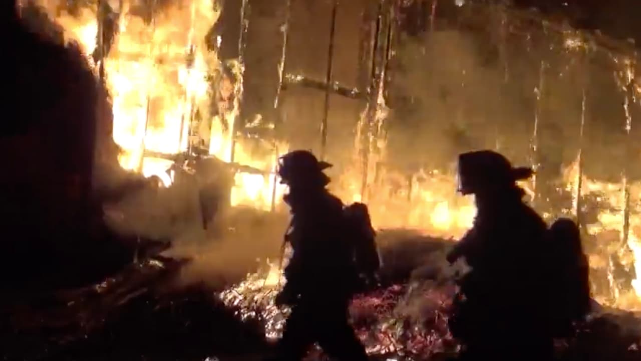 Nadie resulto lesionado ni con quemaduras.