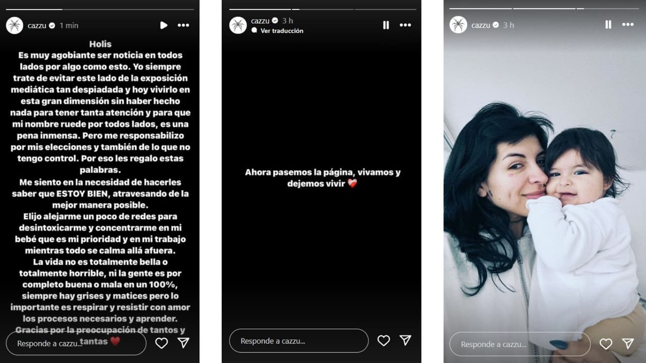 Cazzu lanzó este mensaje en medio de la polémica por el romance de Nodal y Ángela Aguilar.