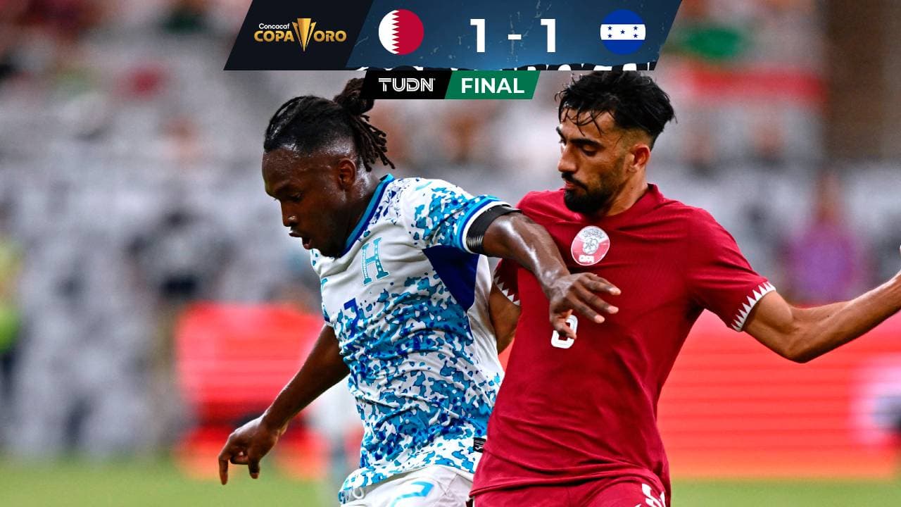 ¡Agónico! Honduras rescata empate de último minuto ante Catar
