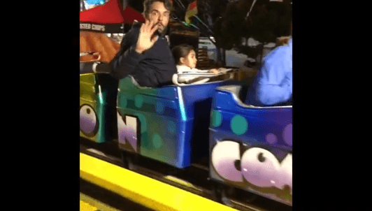 Eugenio Derbez demostró que aún tiene espíritu de niño al celebrar su cumpleaños en un parque de diversiones.