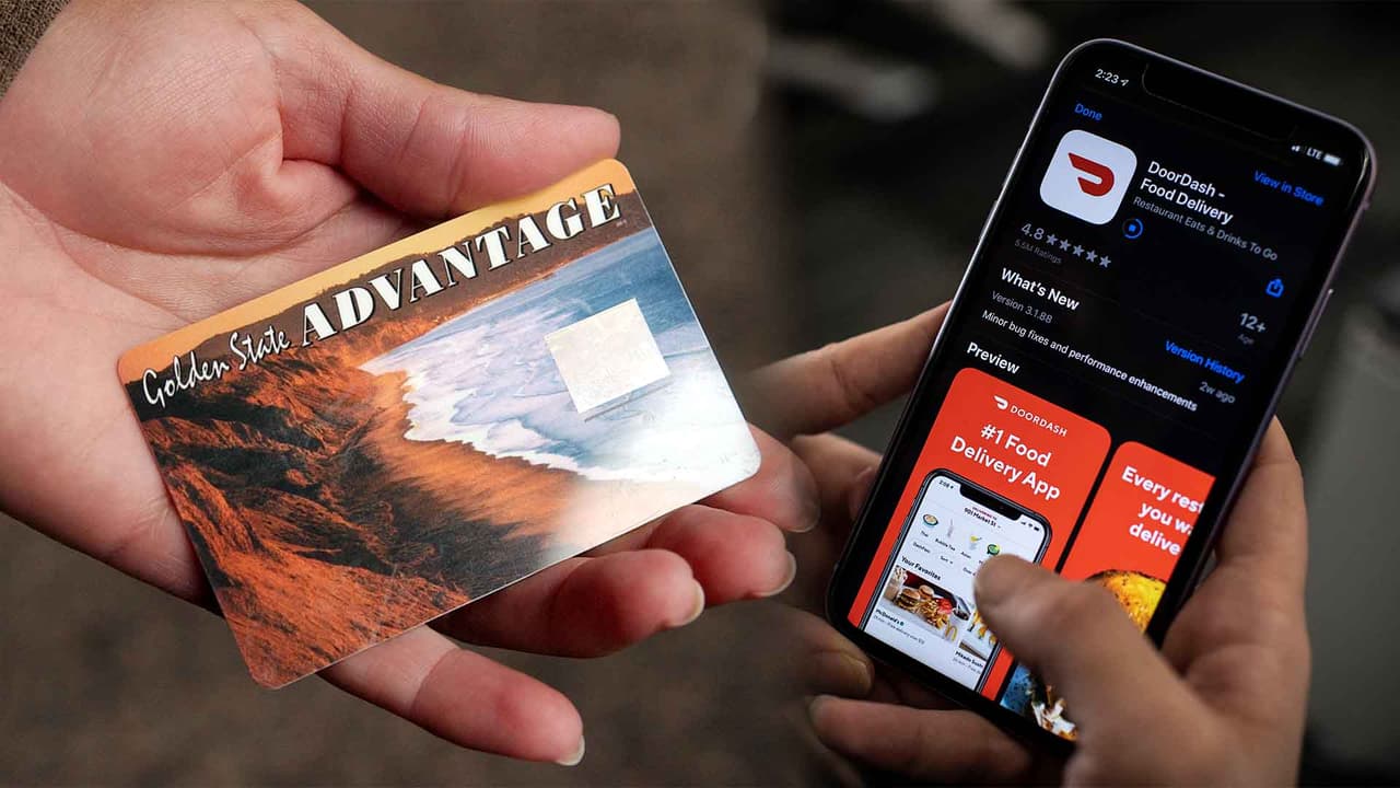 Tu tarjeta de EBT te sirve ahora para pagar comida en DoorDash: esto debes de saber