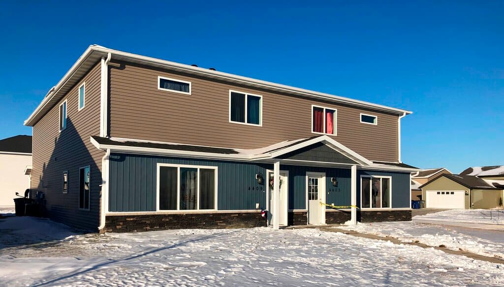 La casa donde consiguieron muertos a los cuatro adultos y tres niños.