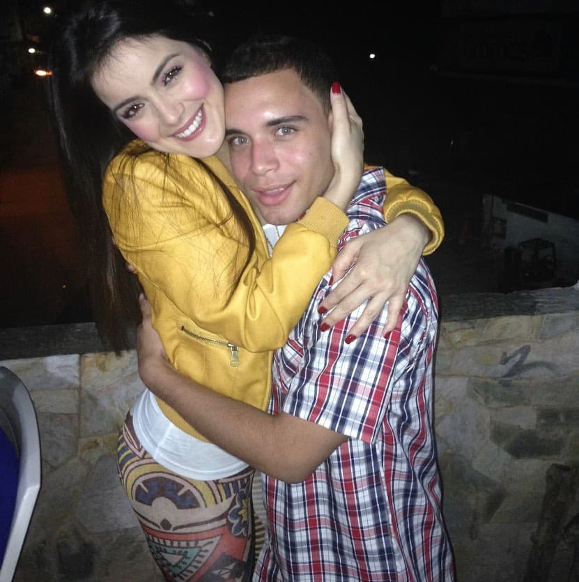 La también modelo y Andrés Eduardo fueron muy unidos, por lo que 
<b>su muerte dejó un gran vacío</b> en su vida.