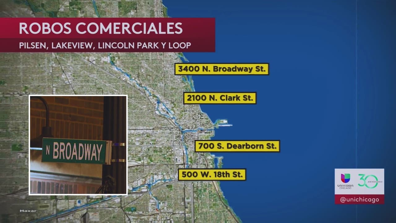 Autoridades piden precaución tras una serie de robos en al menos siete distritos de Chicago