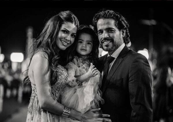 La llegada de la pequeña Giulietta le dio un toque muy especial a la vida de Ana Patricia Gámez y Luis Carlos Martínez.