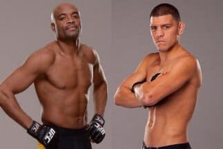 Anderson Silva contra Nick Díaz en enero del 2015