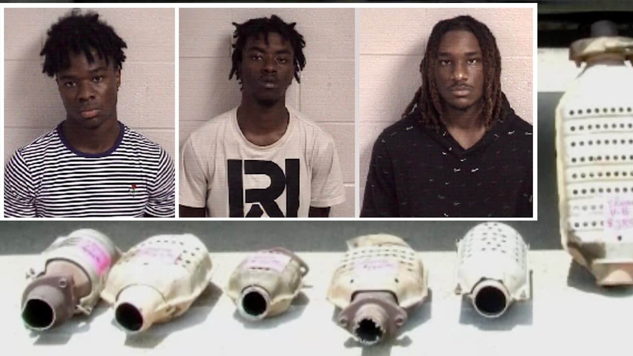 Roban varios convertidores catalíticos en Galveston, hay tres arrestados