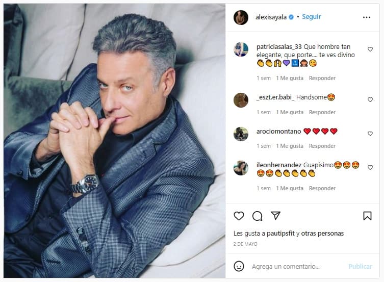 En Instagram, donde el protagonista de Amar a Muerte suele recibir halagos por su apariencia física, cada vez que publica una fotografía sus seguidoras le aseguran que es "un galán". 
<br>