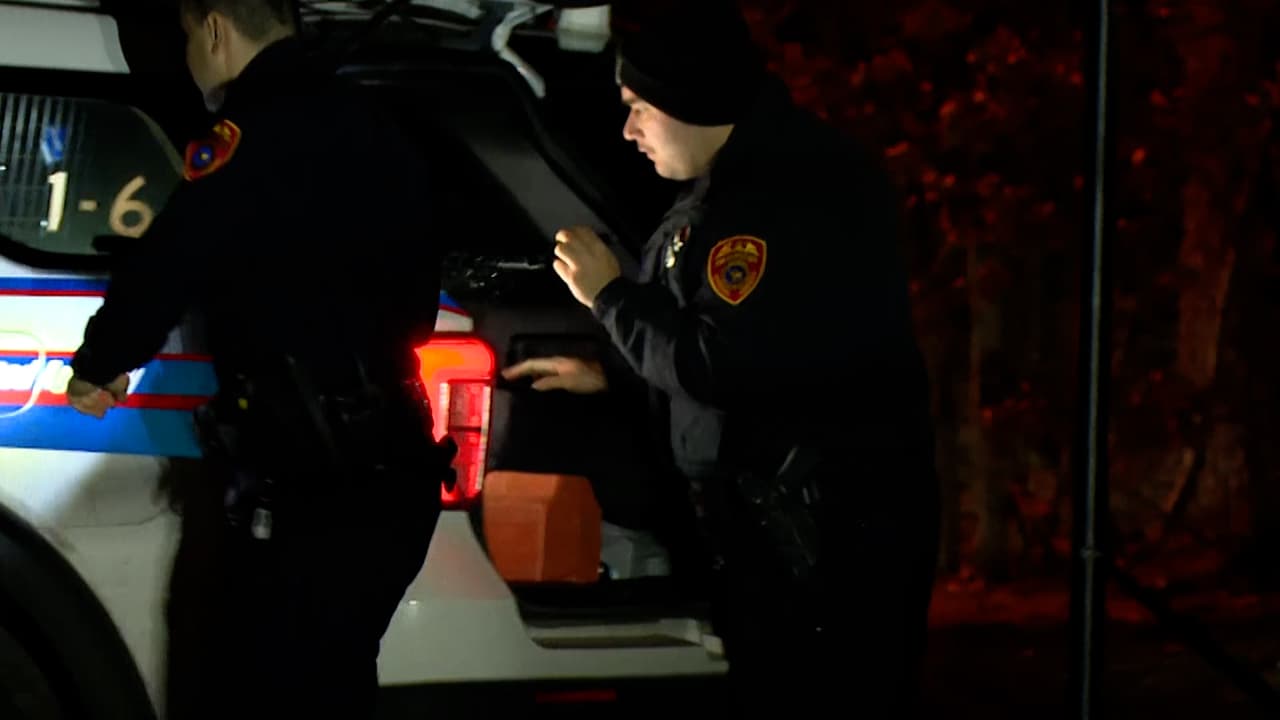 Partes de la pierna derecha de la mujer también fueron halladas en el sitio.