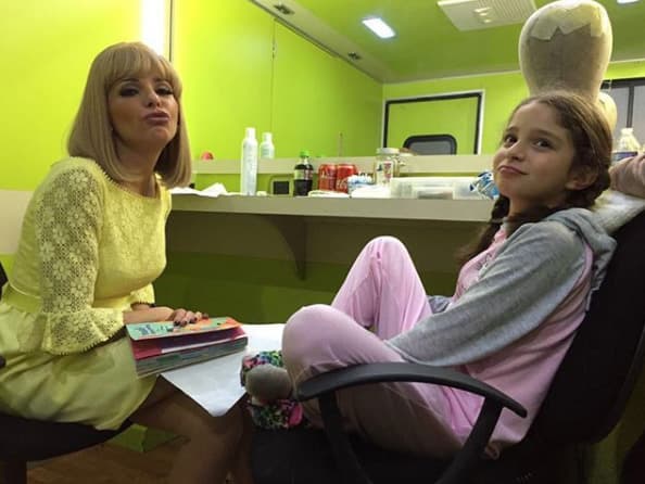 Itatí Cantoral ya tiene un clon: la actriz y su hija María Itatí se parecen mucho y tienen los mismos intereses.