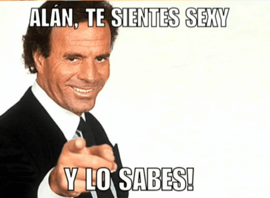 Si cumple su reto de encargar "trillizos", Alan Tacher se acercaría a Julio Iglesias, quien tiene ocho hijos. Por ahora, Tacher compite con cuatro.