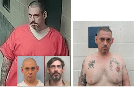 Imágenes difundidas por los US Marshals del recluso en fuga Casey White.