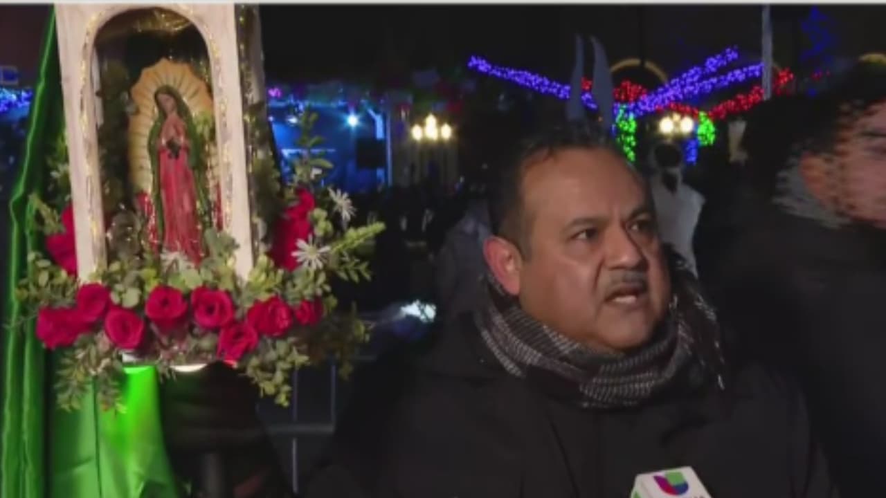 Vino menos gente de su peregrinación por el temor a inmigración, pero “aquí estamos presentes”