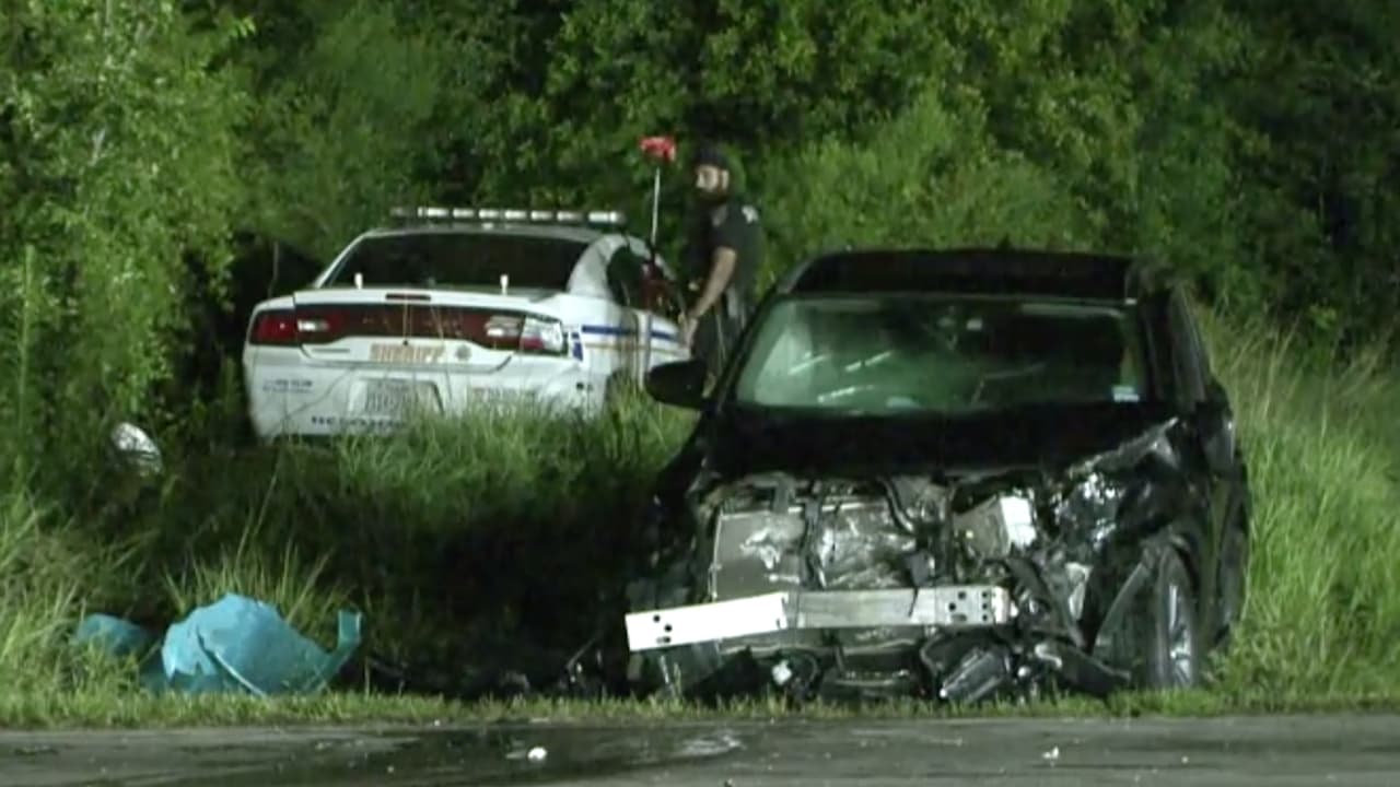 Oficial del condado Harris resulta herido en accidente al oeste de Houston