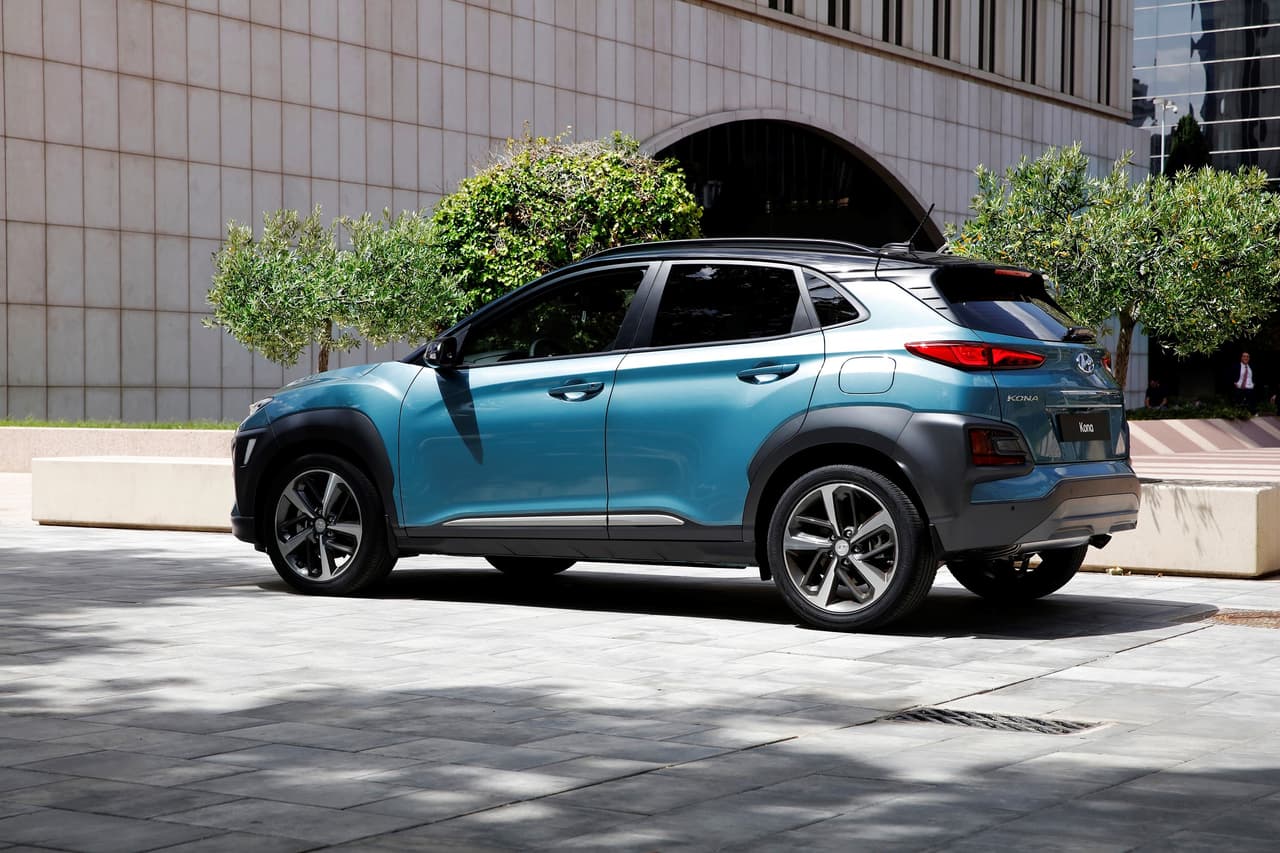 Como corresponde a toda crossover, la Hyundai Kona es un vehículo de tracción delantera que ofrecerá tracción integral como opción.