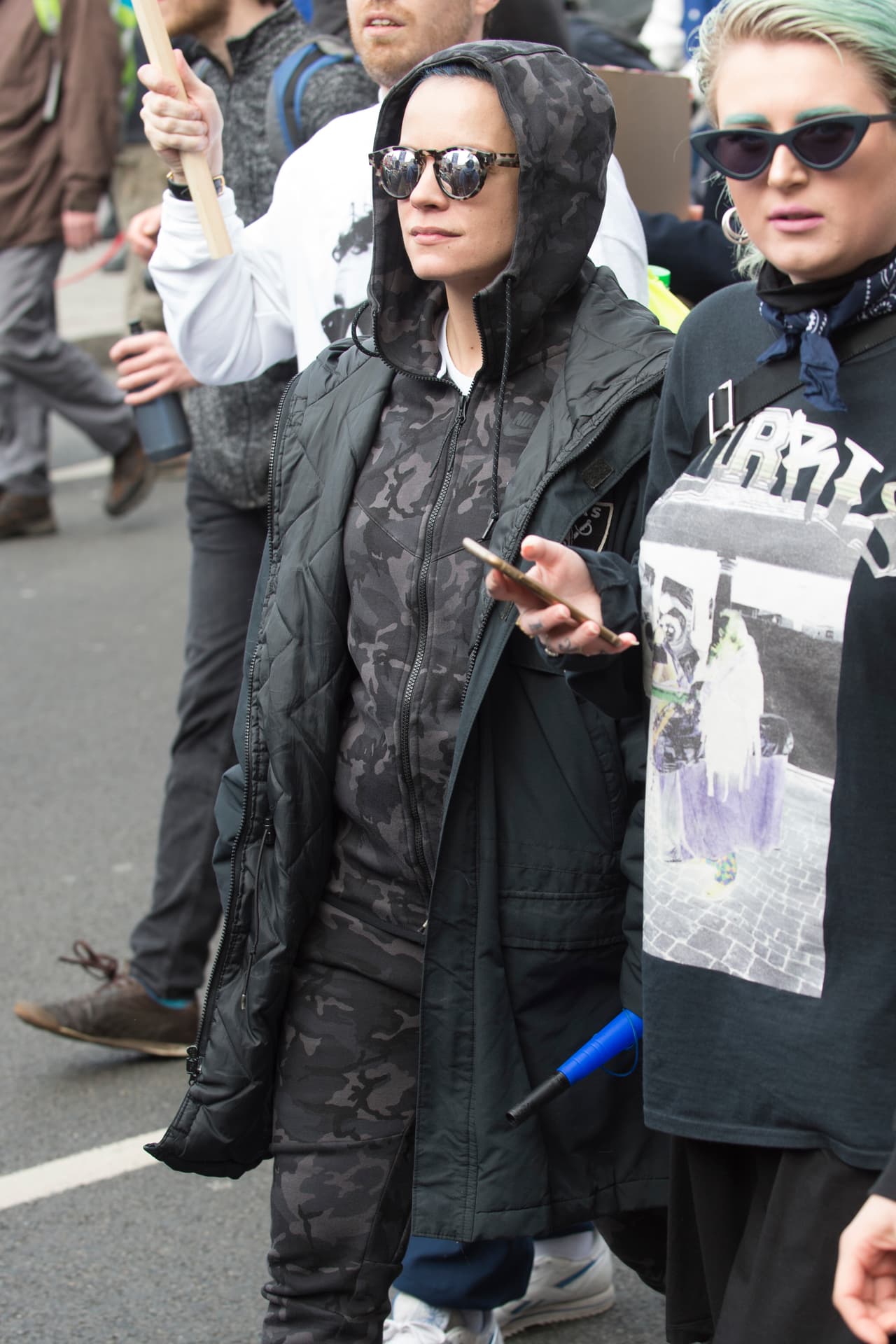 Esta no es la primera vez que ella se manifiesta por algo en lo que no está de acuerdo.