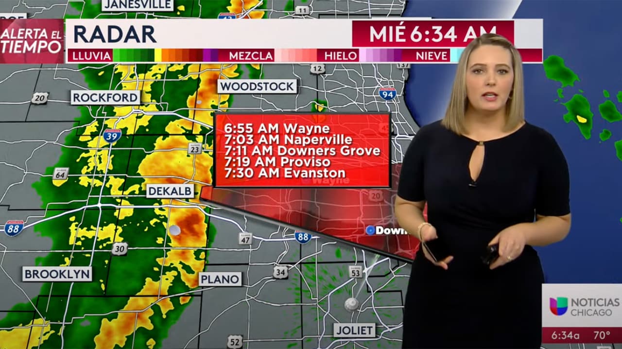 Segundo día con posibilidad de tiempo severo para Illinois y el área de Chicago 
