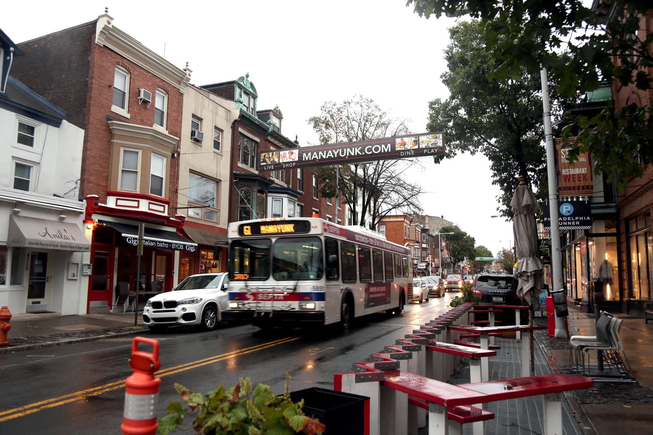 Main St. en Filadelfia, Pennsylvania.
