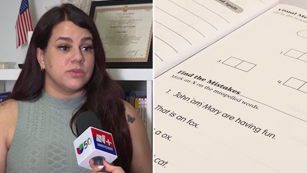 Madre hispana denuncia fallas en enseñanza de inglés