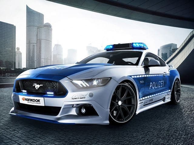 Otro producto estadounidense para la policía alemana: Ford Mustang GT