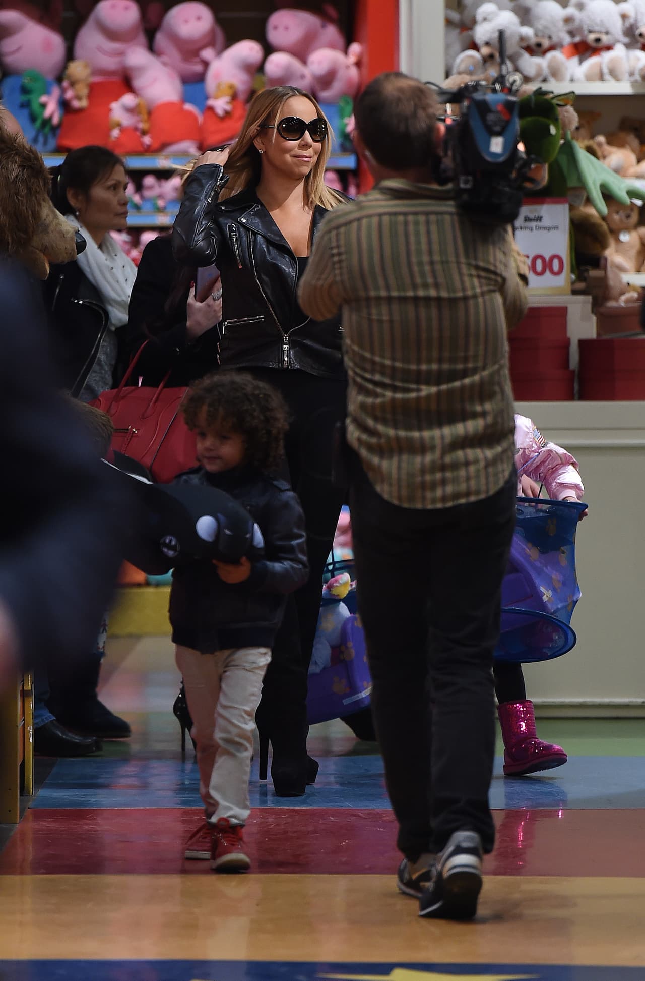 Al parecer estaban filmando este momento tan familiar.