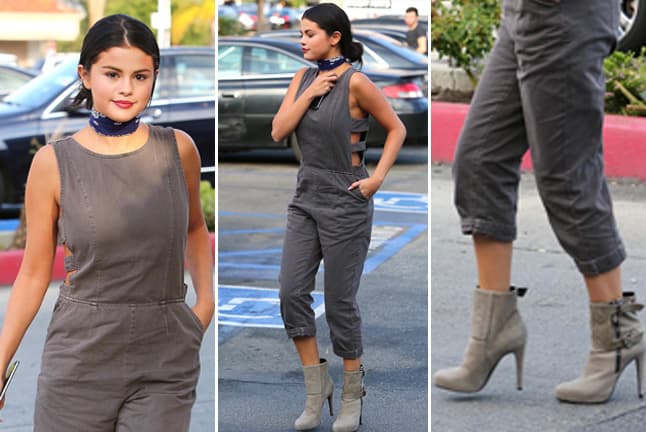 Selena Gomez es tan fashionista, que hasta para ir de caminata decide ponerse los mejores modelitos.