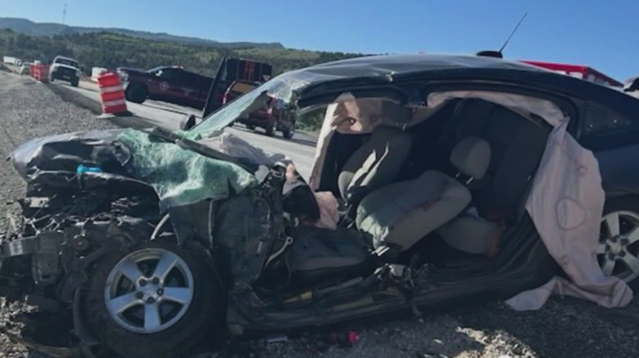 Regresó tras olvidar algo en casa y provocó un grave accidente en Utah: Iba en sentido contrario