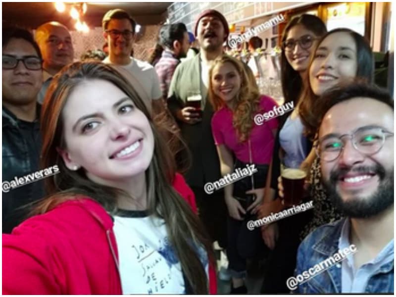 Fue por medio de sus cuentas de Instagram que los actores compartieron con sus seguidores algunos detalles de la reunión que tuvieron en una taquería de la Ciudad de México.