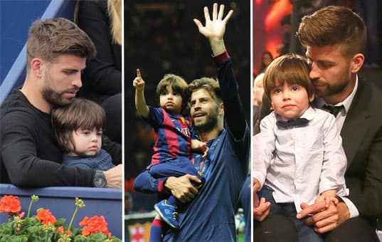 Gerard y Milan nos han regalado imágenes llenas de ternura.