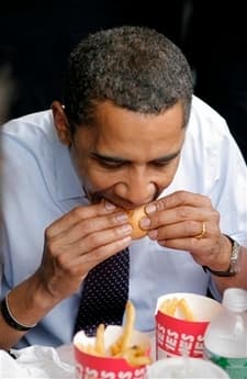 Comer sin tener una cámara en su cara todo el tiempo.