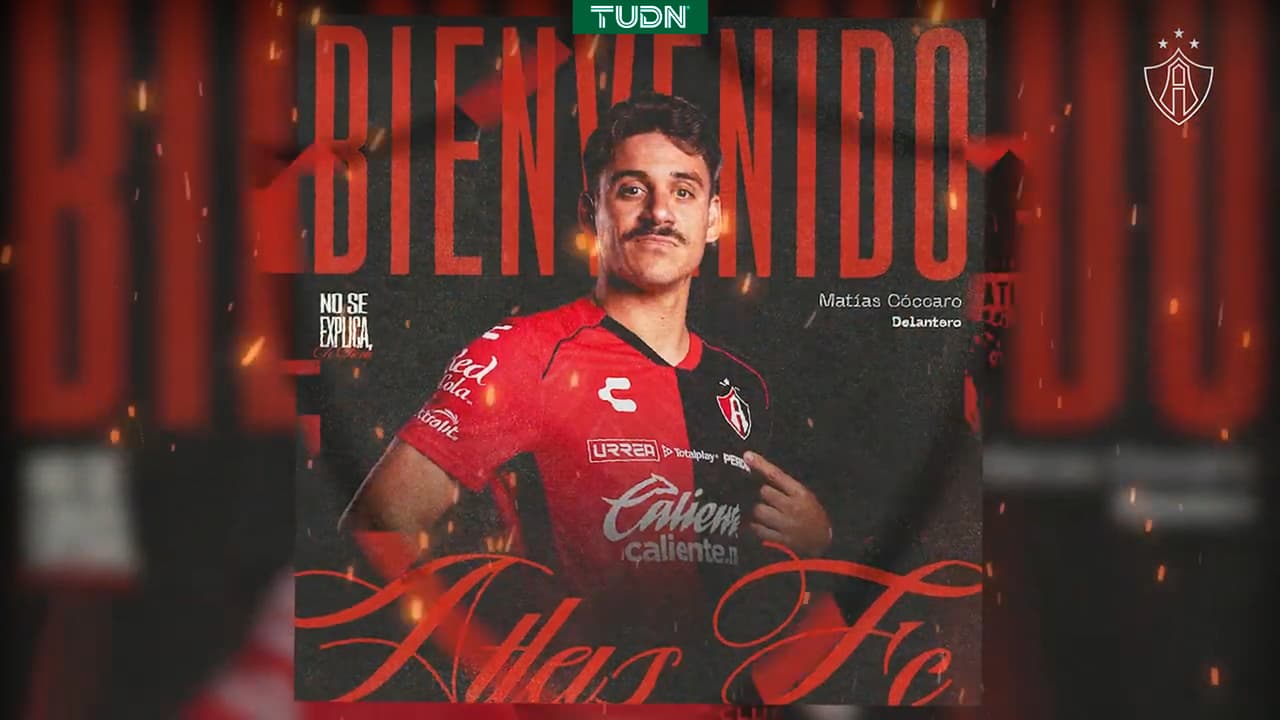 Matías Cóccaro es refuerzo de Atlas para el Clausura 2025 de Liga MX