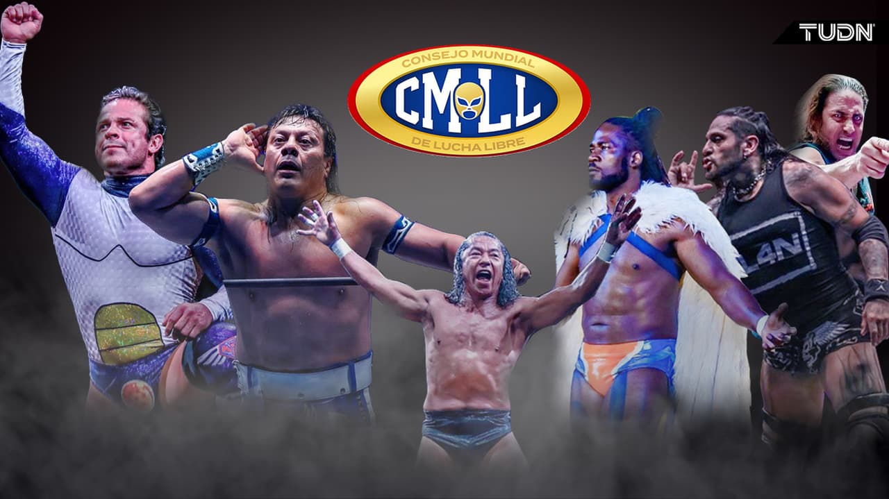 Siete gladiadores exponen cabellera en el 86 aniversario del CMLL