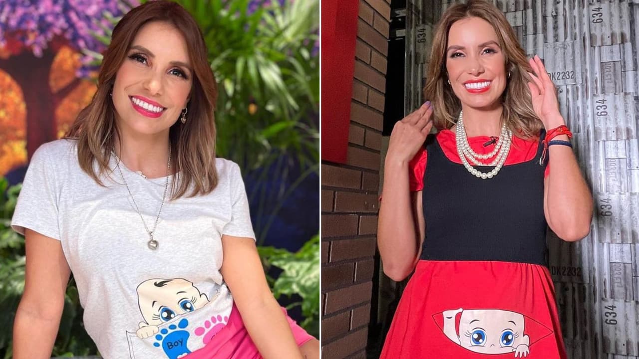 Andrea Escalona anuncia que el bebé que "le mandó" su mamá es un niño