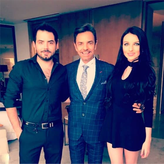 Aunque 
<b><a href="https://www.univision.com/temas/eugenio-derbez">Eugenio Derbez</a></b> no vive en México, el productor y comediante ha podido coincidir en varias ocasiones con su hijo y su novia.