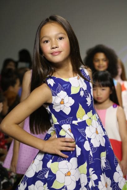 A la hora de elegir, inspírate en el patrón en este vestido, que la firma Aria presentó en su colección de primavera 2015.