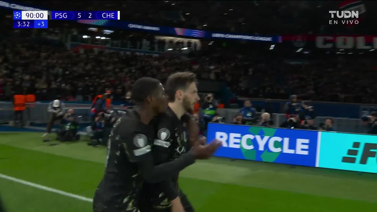 ¡Goleada del PSG! ¡Manita al Chelsea! Kvaratskhelia firma su doblete