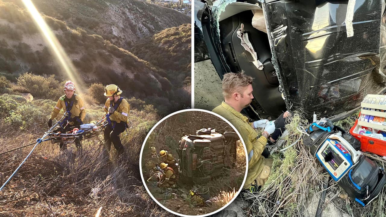 Mujer se accidenta con su auto en la carretera la noche de Navidad y es localizada gracias a la aplicación de su celular