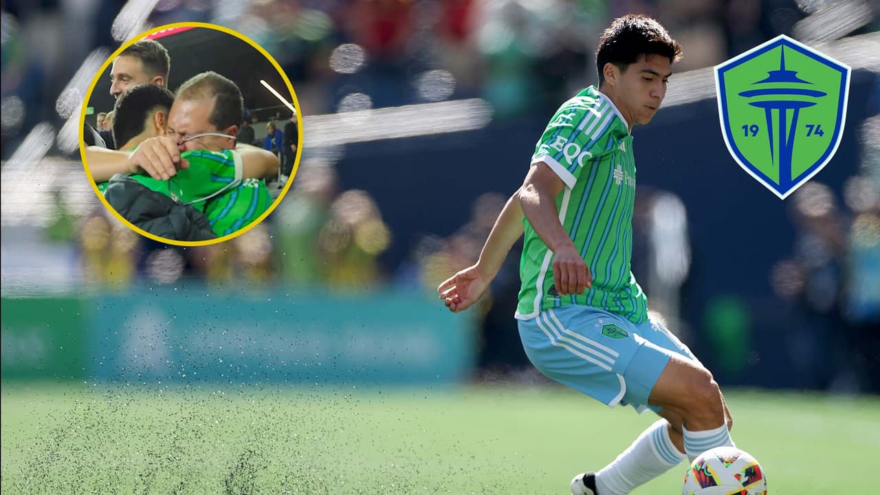 Obed Vargas y la emotiva celebración con su papá tras triunfo de Seattle