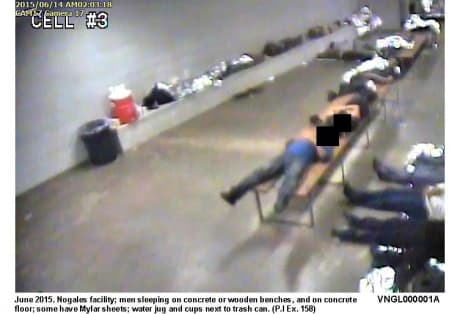 Celdas de la Patrulla Fronteriza donde son detenidos los inmigrantes que cruzan la frontera