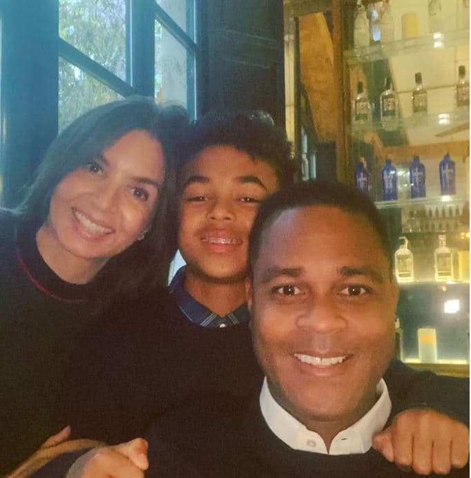 Rossana, Patrick y Shane Kluivert