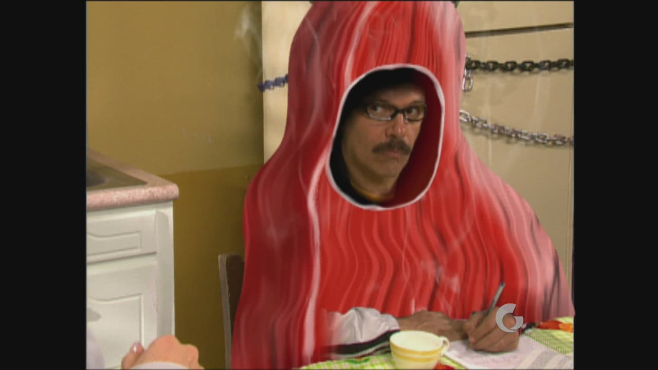 Si quieres lucir diferente este año, por qué no disfrazarte de bistec como Mauricio.