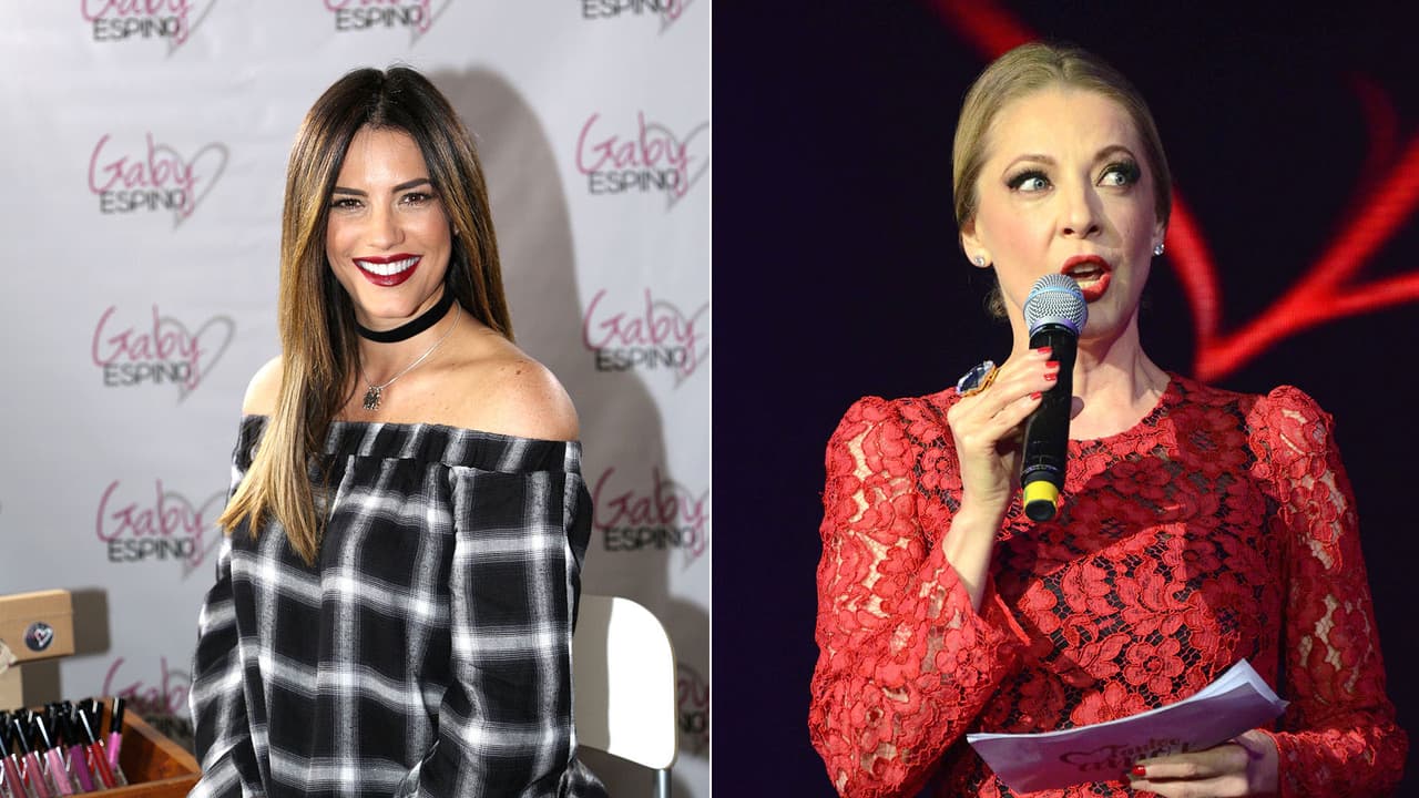 <b>Gaby Espino y Edith González</b>: la venezolana le dio una cachetada fuertísima a la mexicana, mientras grababan ‘Mundo de fieras’. Hoy en día las dos no se pueden cruzar, porque seguro que habrá pleito. 
<br>
<br>