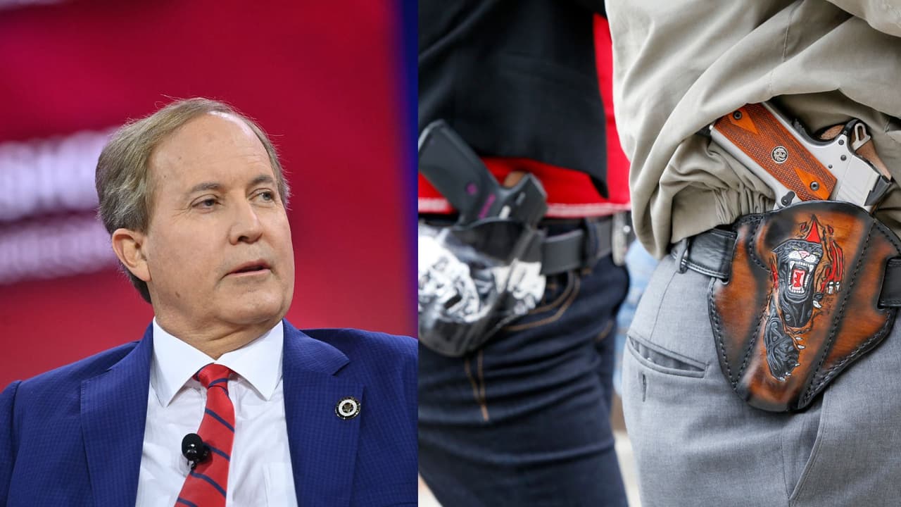Ken Paxton intenta, nuevamente, impedir la prohibición de armas en la Feria Estatal de Texas 2024