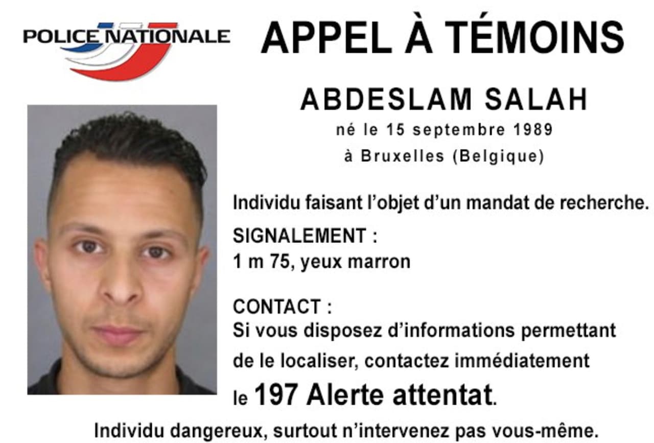 Con 26 años, Abdeslam Salah es el principal responsable de los ataques en París, que dejaron 130 muertos, y que se atribuyó la organización terrorista Estado Islámico. Era buscado por las autoridades desde el mismo 13 de noviembre. (Foto: AP)