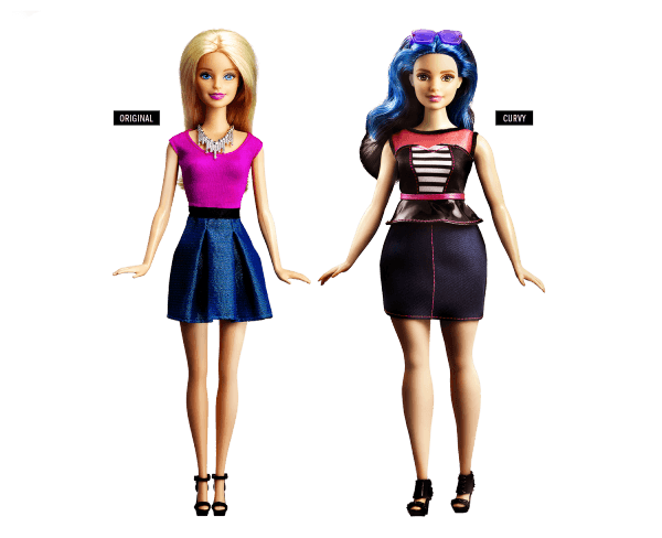 Aquella cinturita de avispa, que fue criticada por muchos, desaparecerá. La muñeca ahora tendrá caderas más grandes, piernas regordetas y menor estatura.