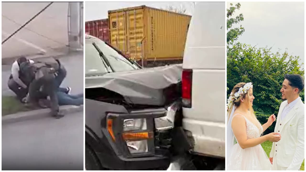 “Se le cerró un auto y otro lo chocó”, esposa de solicitante de asilo narra detención por ICE tras choque