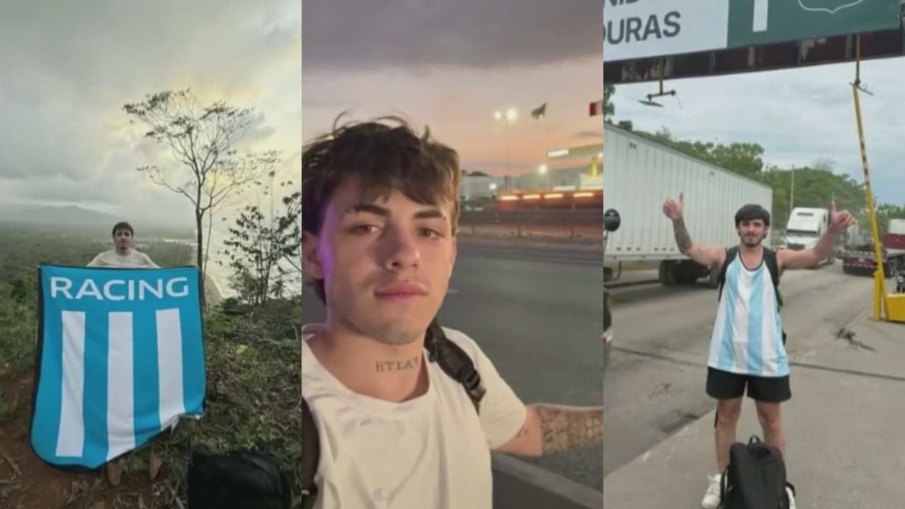 “Por amor al fútbol, a Messi y a Argentina”, fan recorre 14 países para llegar a la Copa Mundial