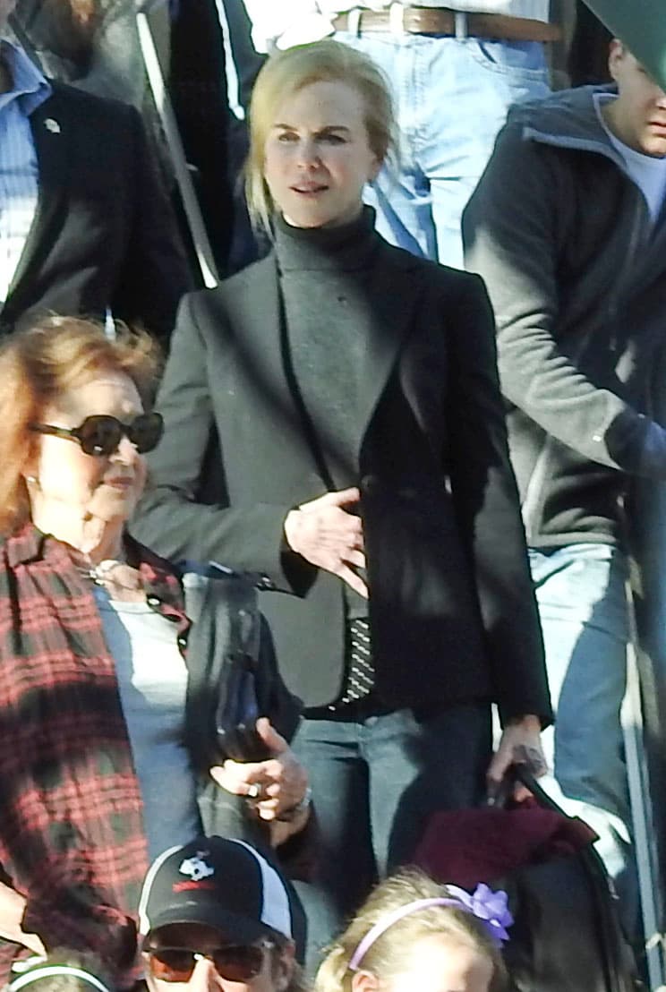 Nos topamos a Nicole Kidman con su familia en un parque de diversiones de Los Angeles.